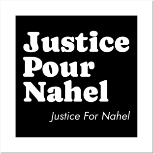 Justice pour nahel - Justice for nahel Posters and Art